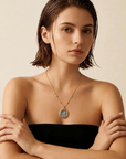 GOLD LIORA COIN NECKLACE