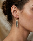 GOLD SOLEIL ID EARRINGS