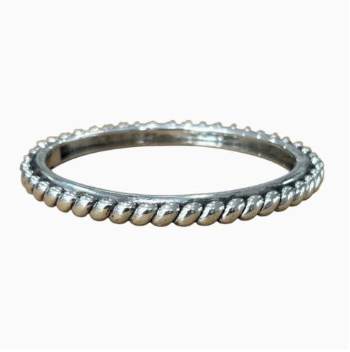 VINTAGE SILVER SORELLA TWIST BANGLE