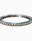 VINTAGE SILVER SORELLA TWIST BANGLE