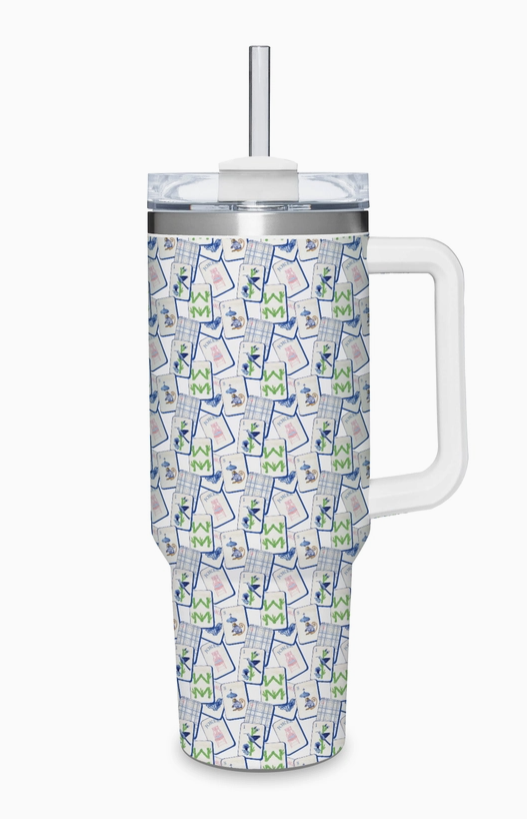 Mahjong Insulated Water Tumbler