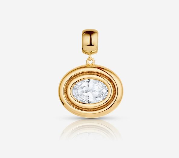 Starlet Oval Charm