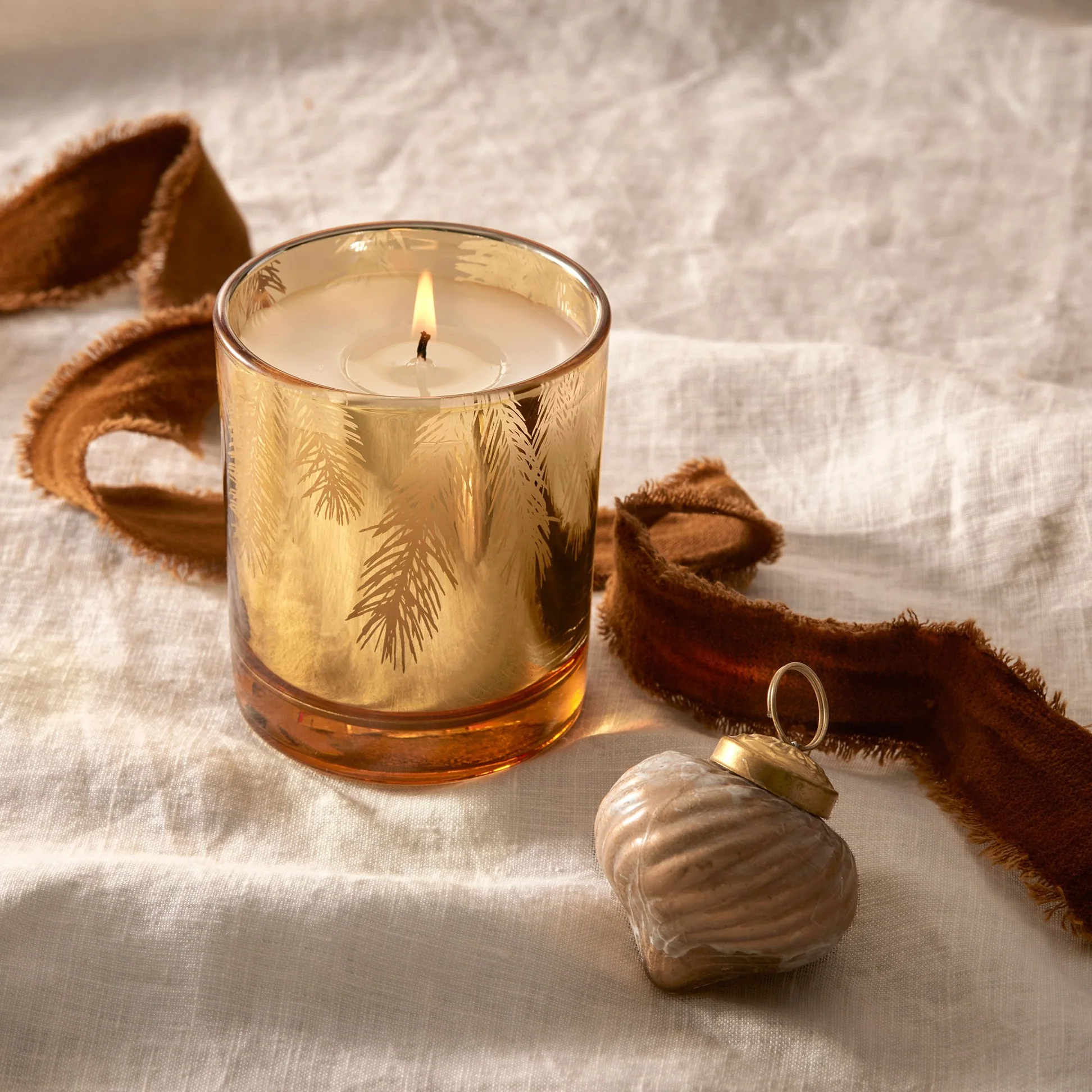 Fraiser Fir Gilded Gold Poured Candle