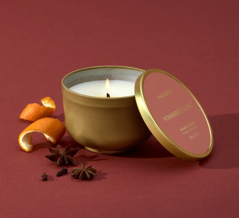 Pomander Clove Tin Candle 6.5oz