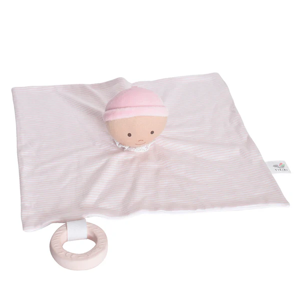 Cherub Baby Rubber Teether - Pink