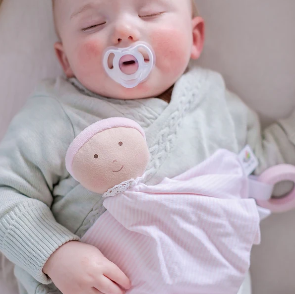 Cherub Baby Rubber Teether - Pink