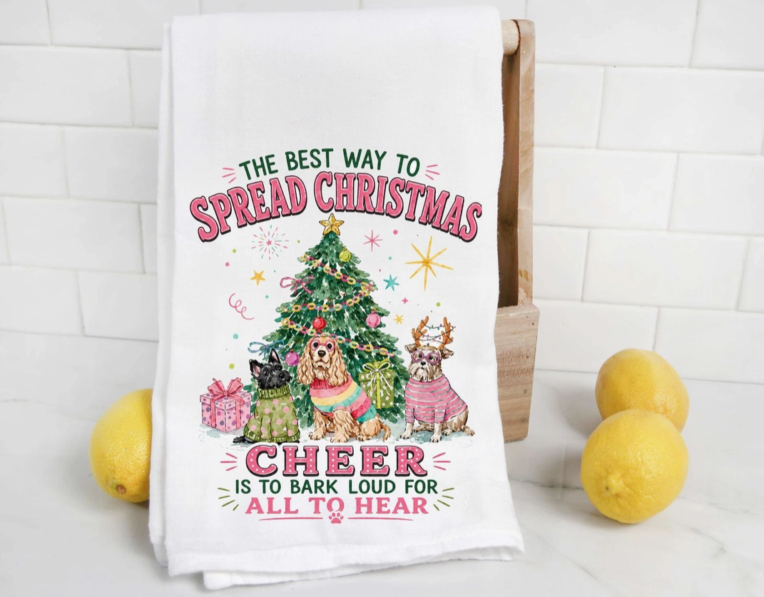 Spread Christmas Cheer Tea Towel