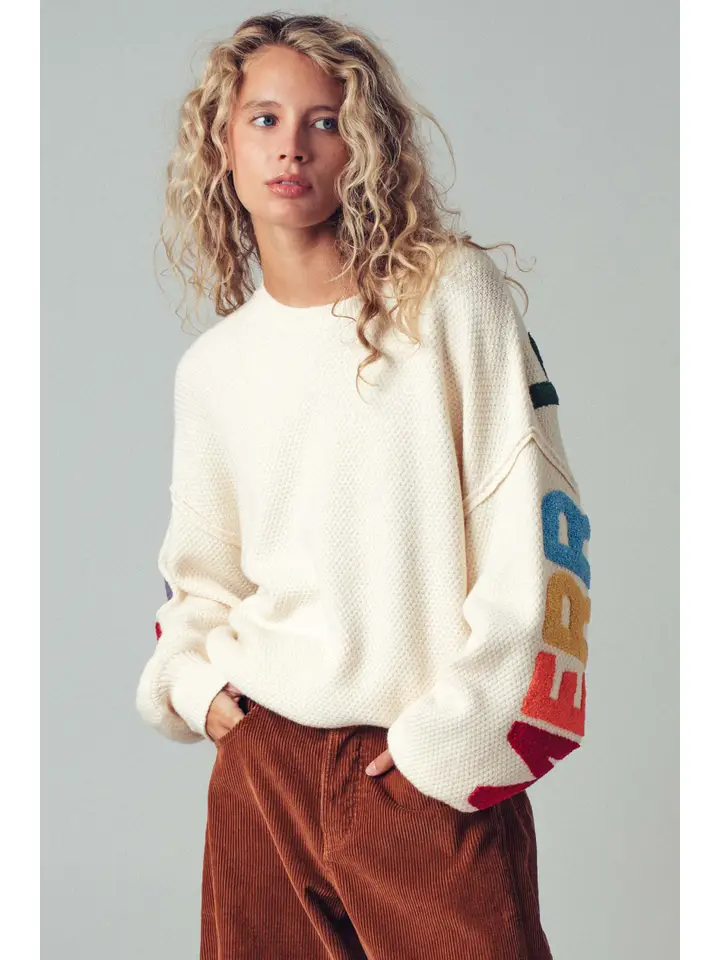 Rainbow Merry Christmas Sweater