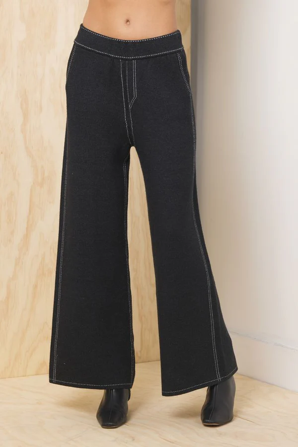 Flare Pant Contrasting Stitch
