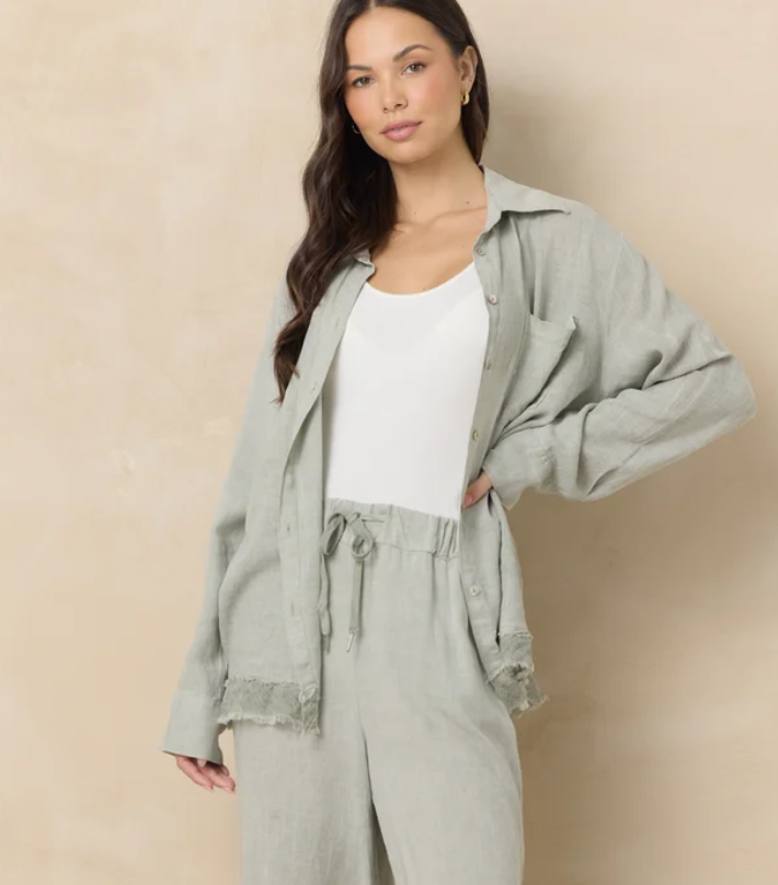 Drapy Linen Top