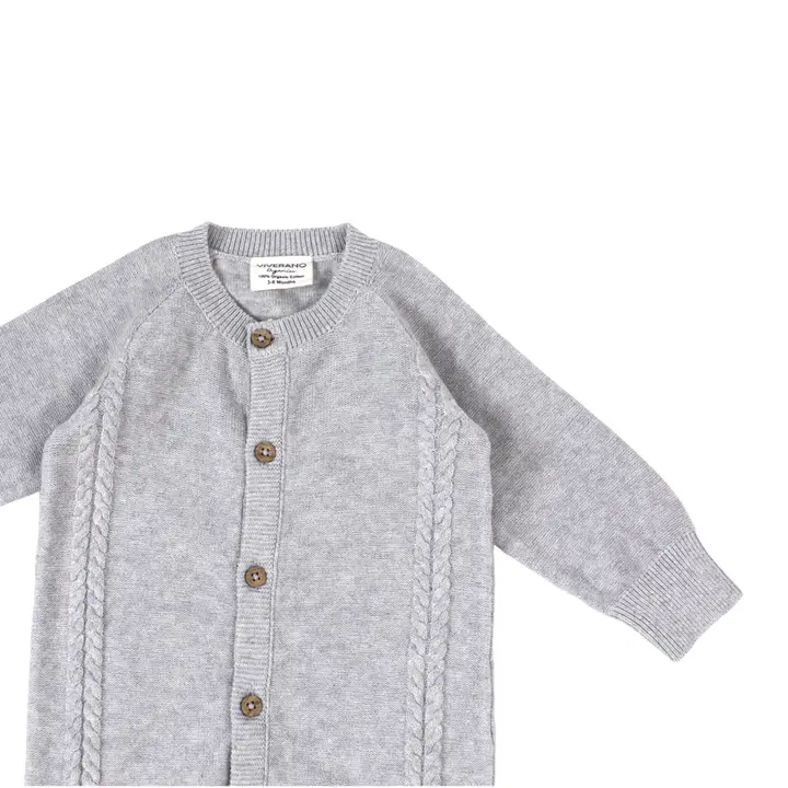 Milan Cable Knit Footie & Hat