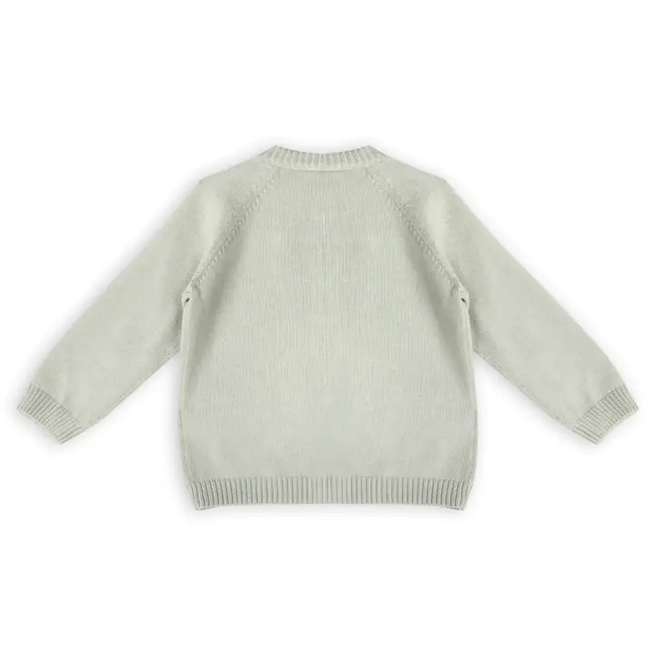 Flower & Heart Baby Cardigan & Pants Set