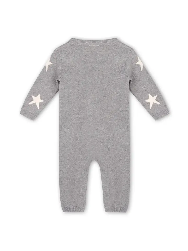 Star Jacquard Sweater Jumpsuit