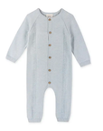 Pointelle Cable Knit Baby Jumpsuit