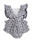 Everly Blue Floral Baby Romper