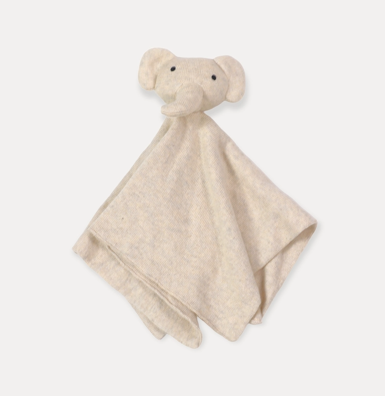 Organic Elephant Cuddle Cloth Blanket
