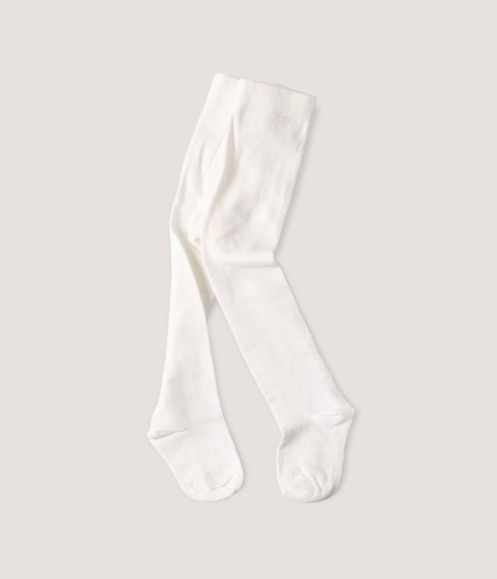 Fine Knit Basic Baby Girl Tights