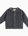Charles Classic Cable Knit Baby Cardigan