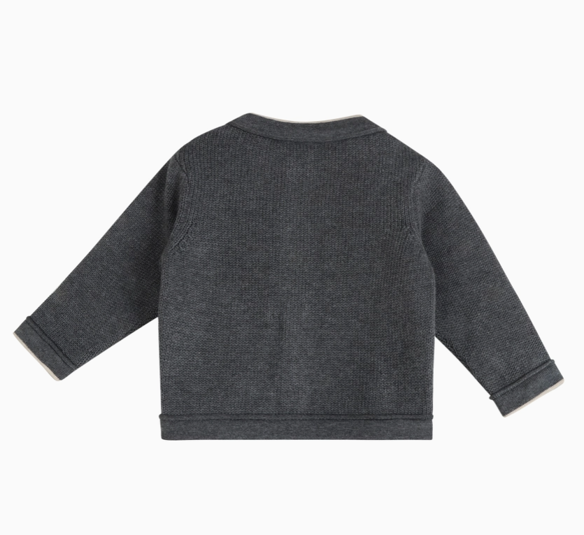 Charles Classic Cable Knit Baby Cardigan