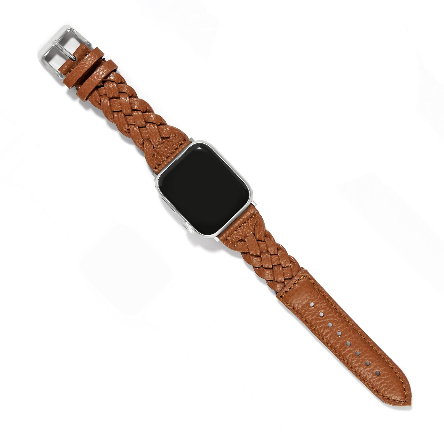 Sutton Braided Apple Watch Band Brown