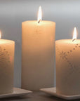 2" Votive Candles White