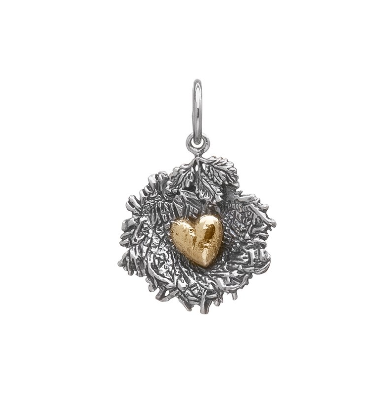 Nesting Hearts Charm