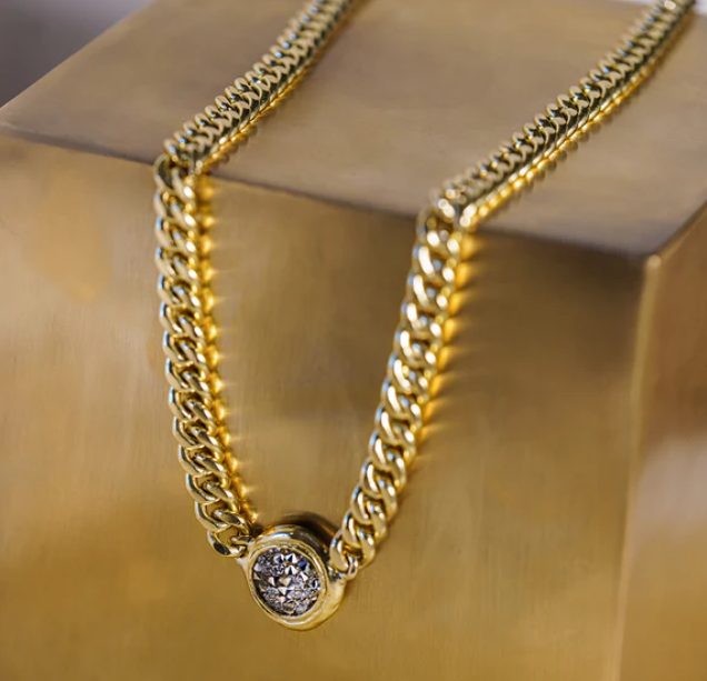 Kristal Dome Choker