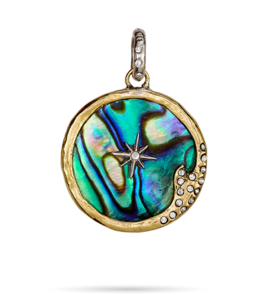 The Sea is Always Home Abalone Pendant