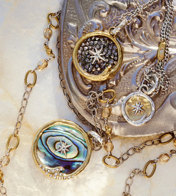 The Sea is Always Home Abalone Pendant
