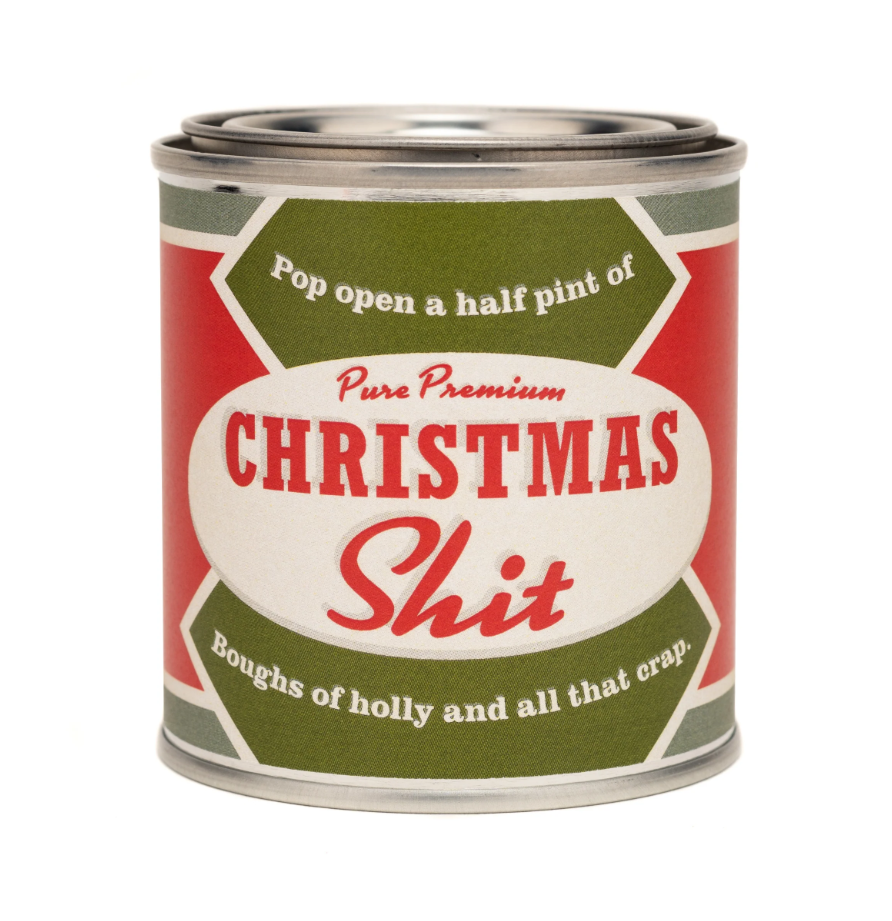 Christmas Shit Small Paint Can Candle