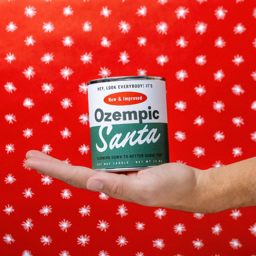 Ozempic Santa Paint Can