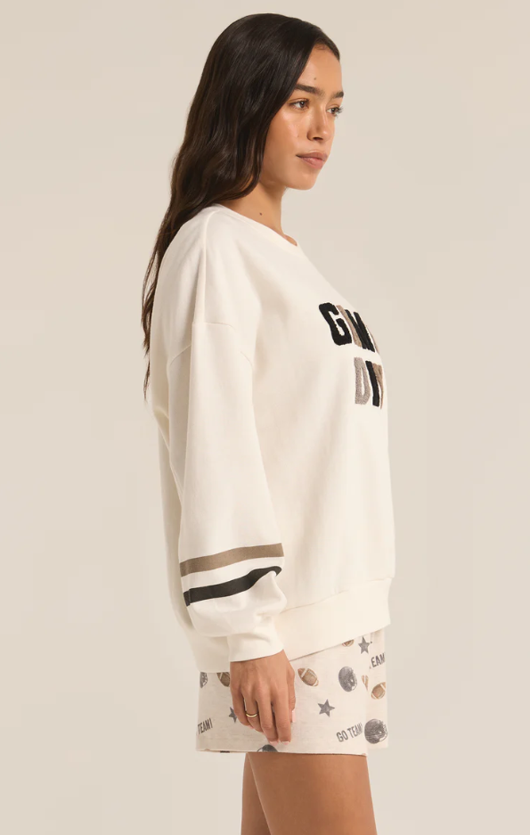 Oversized Game Day Sweatshirt