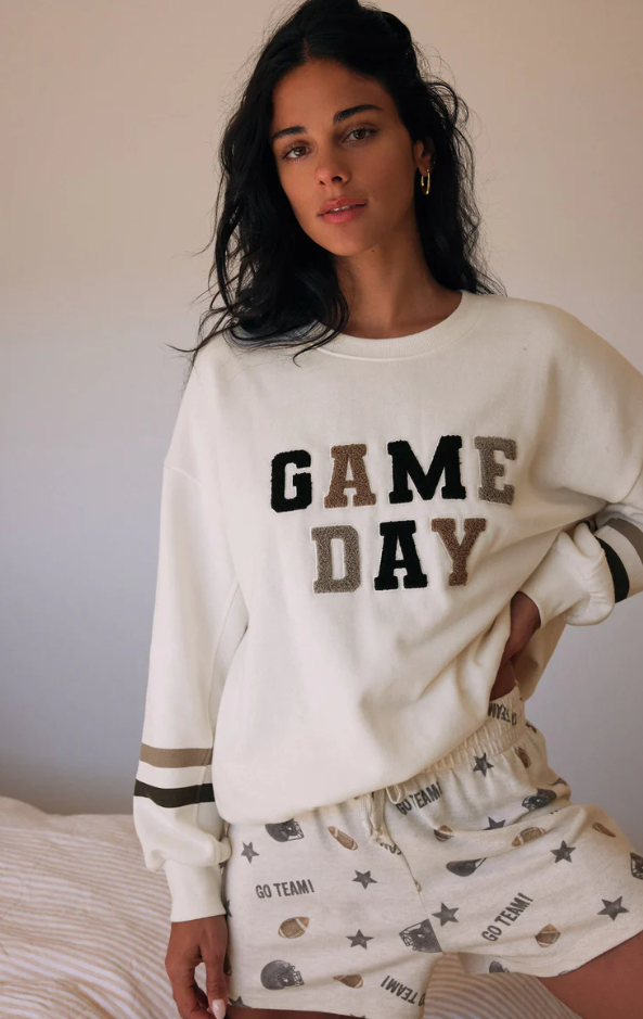 Oversized Game Day Sweatshirt