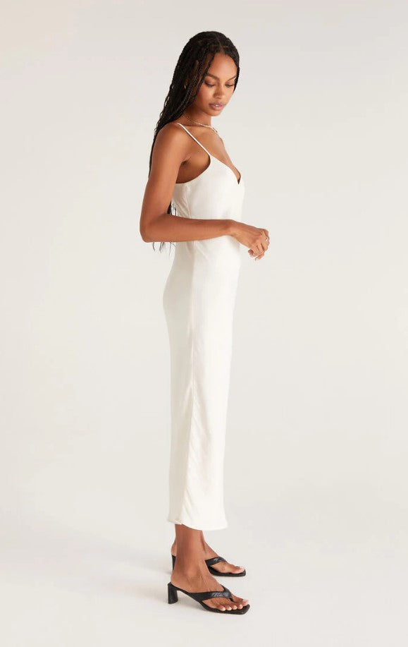 White Selina Slip Dress