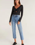 Bella Rib Long Sleeve Top