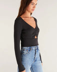 Bella Rib Long Sleeve Top