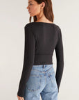 Bella Rib Long Sleeve Top