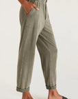 Olive Kendall Jersey Pant