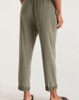 Olive Kendall Jersey Pant