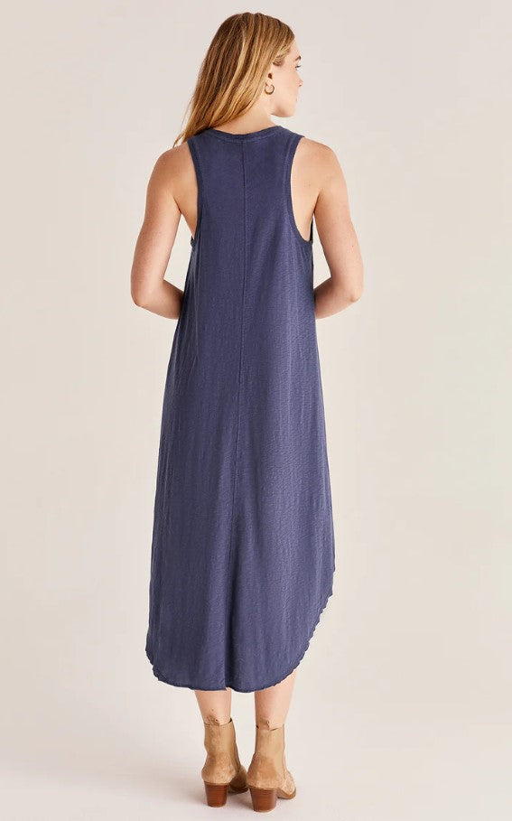 Slub Dress Black