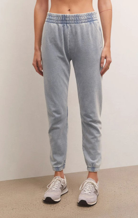 Slim Knit Denim Jogger