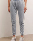 Slim Knit Denim Jogger