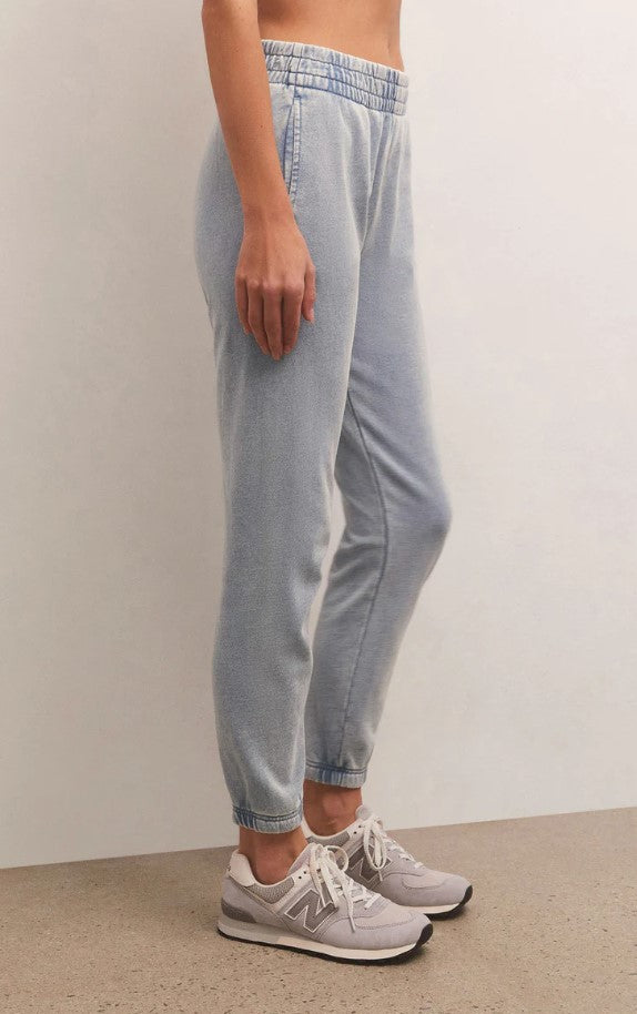 Slim Knit Denim Jogger