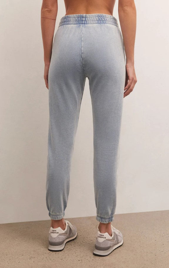 Slim Knit Denim Jogger