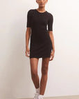 Elbow Sleeve Mini Dress