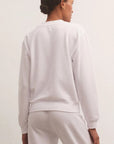 White Classic Crew Sweatshirt