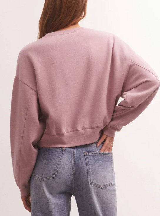 Mauve Classic Crew Sweatshirt