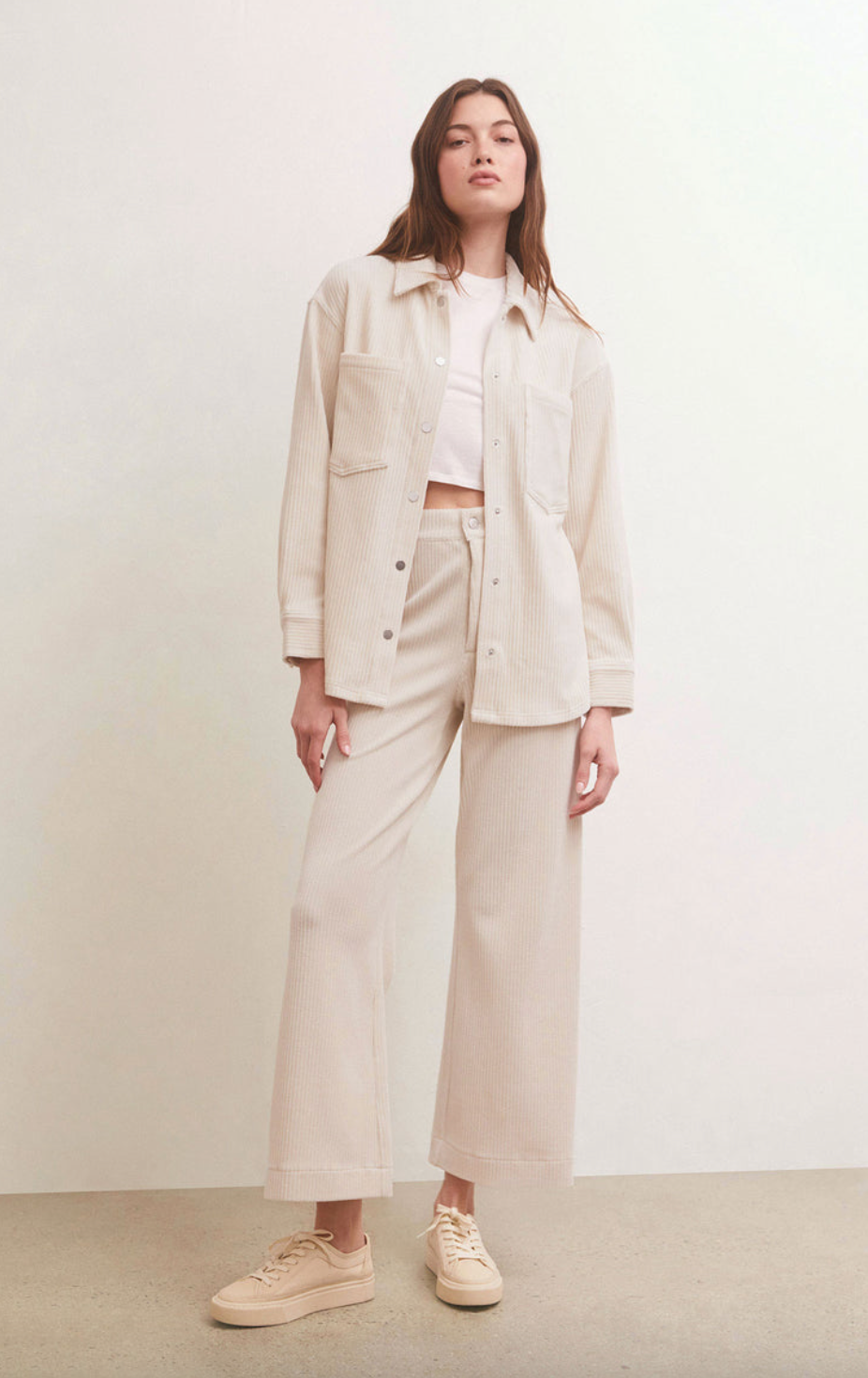 Prospect Knit Cord Pant Ivory