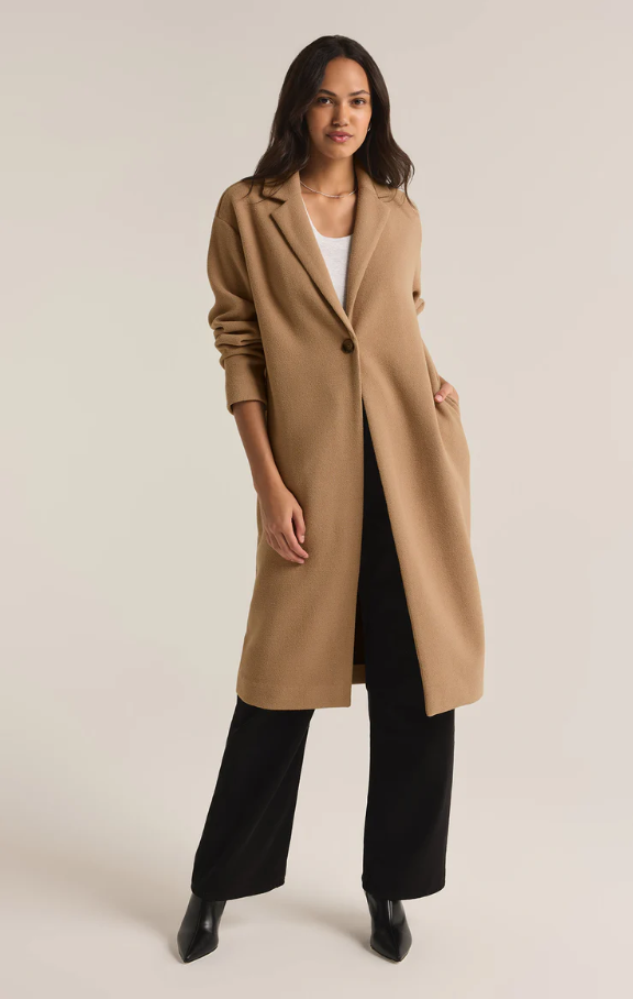 Mason Knit Coat - Classic Camel