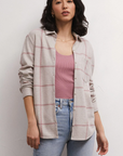 Zenith Plaid Shirt - Smoked Rose